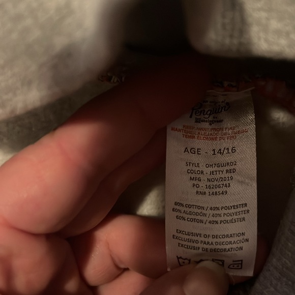 Youth Original Penguin by Munsingwear Hoodie - Picture 5 of 6